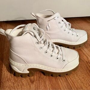 Mark Nason White High-Top Women's Sneakers